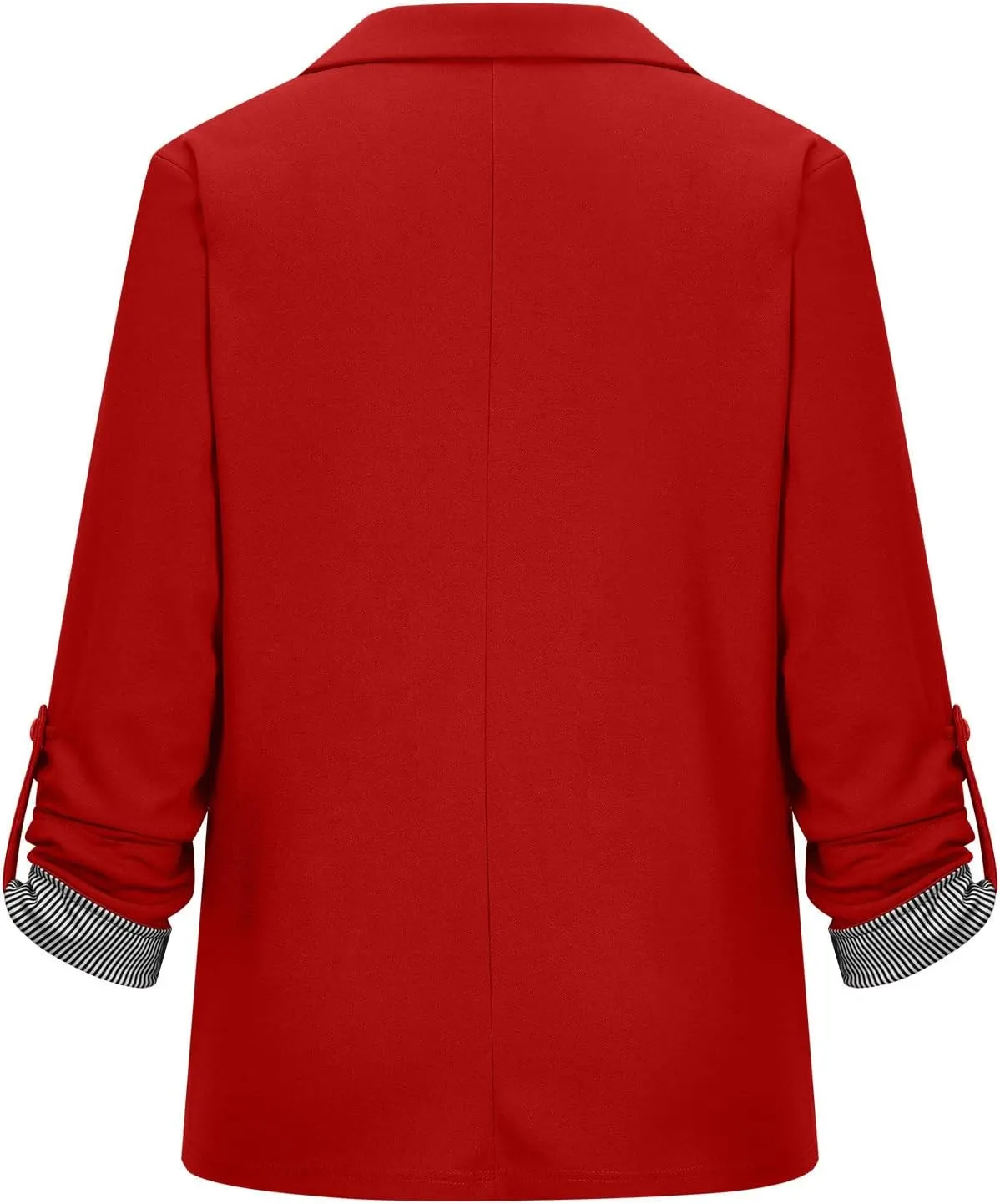 2022 Trendy Blazer Tops for Womens One Button Casual Business Blazer Jackets Women's Lapel Solid Blazers with Pockets