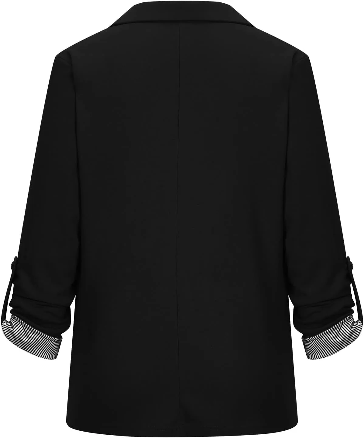 2022 Trendy Blazer Tops for Womens One Button Casual Business Blazer Jackets Women's Lapel Solid Blazers with Pockets