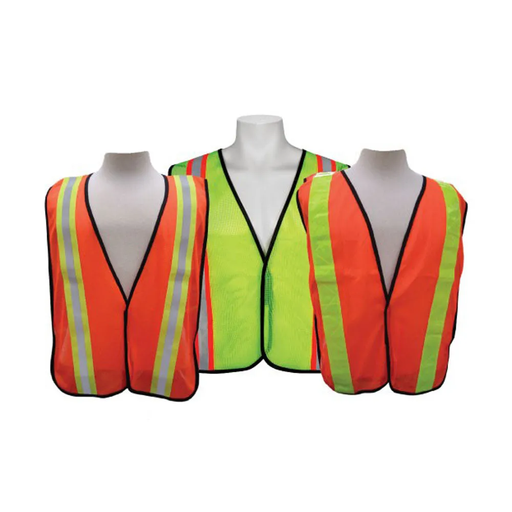 3A Safety All-Purpose Mesh Safety Vest 2" Vertical Stripe