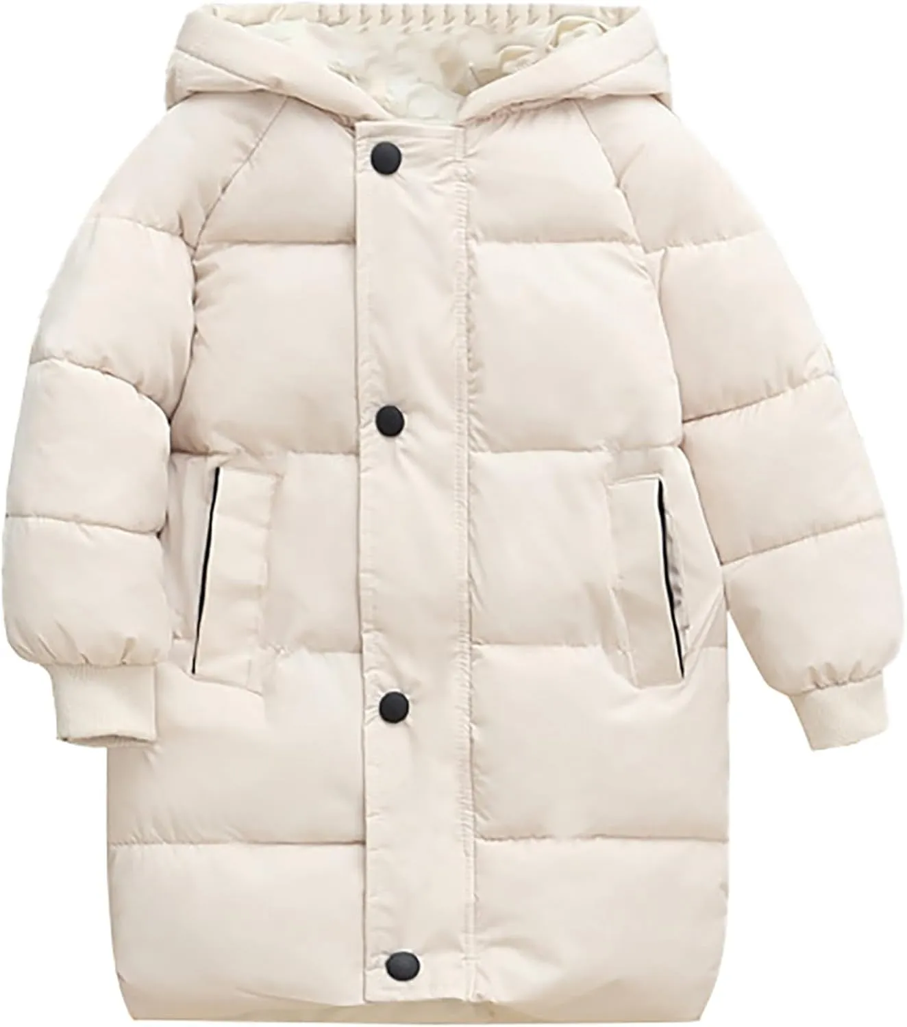 Ac Coats Children's Down Padded Jacket Long Cotton Padded Jacket Baby Baby Toddler Girls Fall Winter Trench Coat