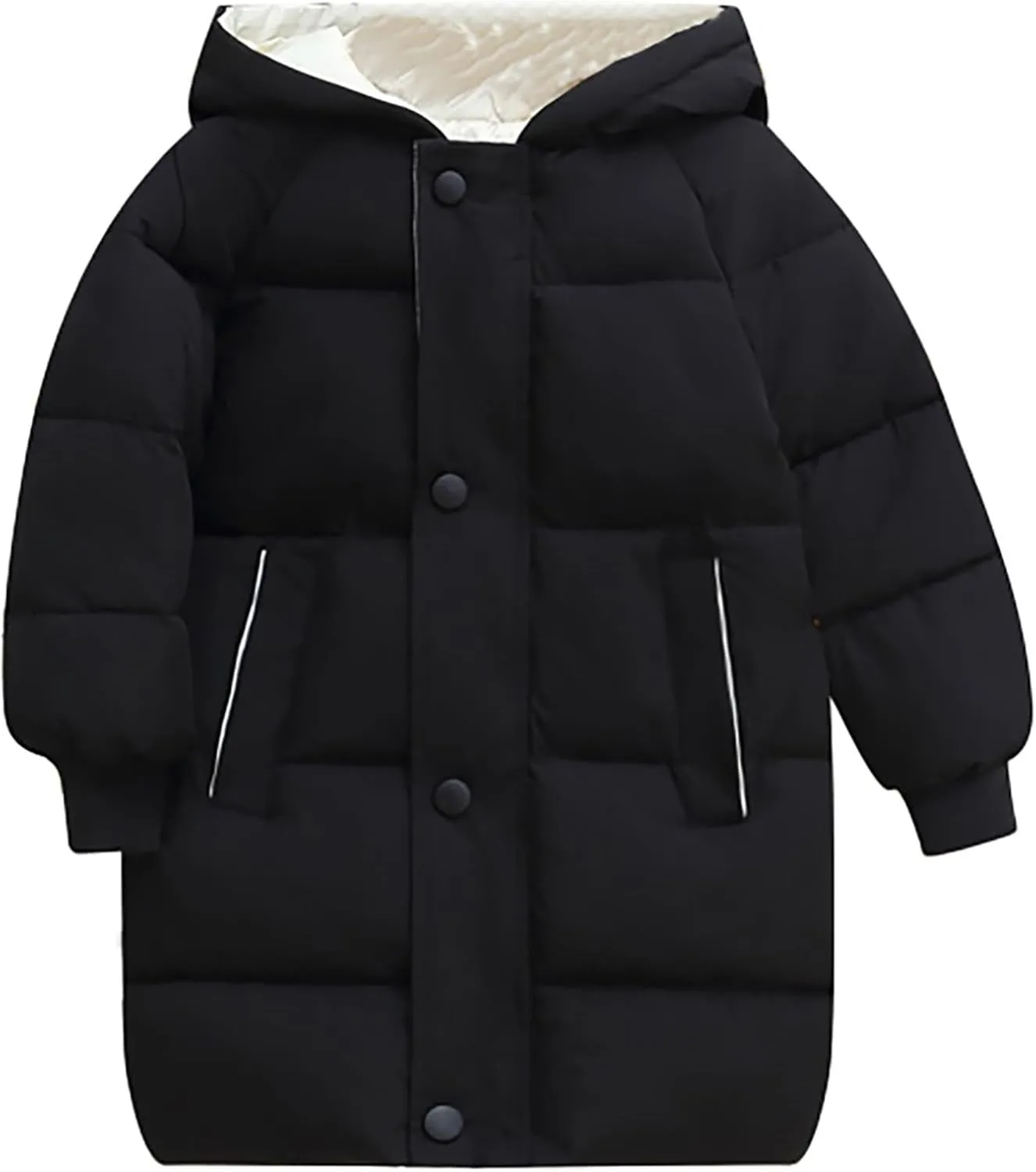 Ac Coats Children's Down Padded Jacket Long Cotton Padded Jacket Baby Baby Toddler Girls Fall Winter Trench Coat