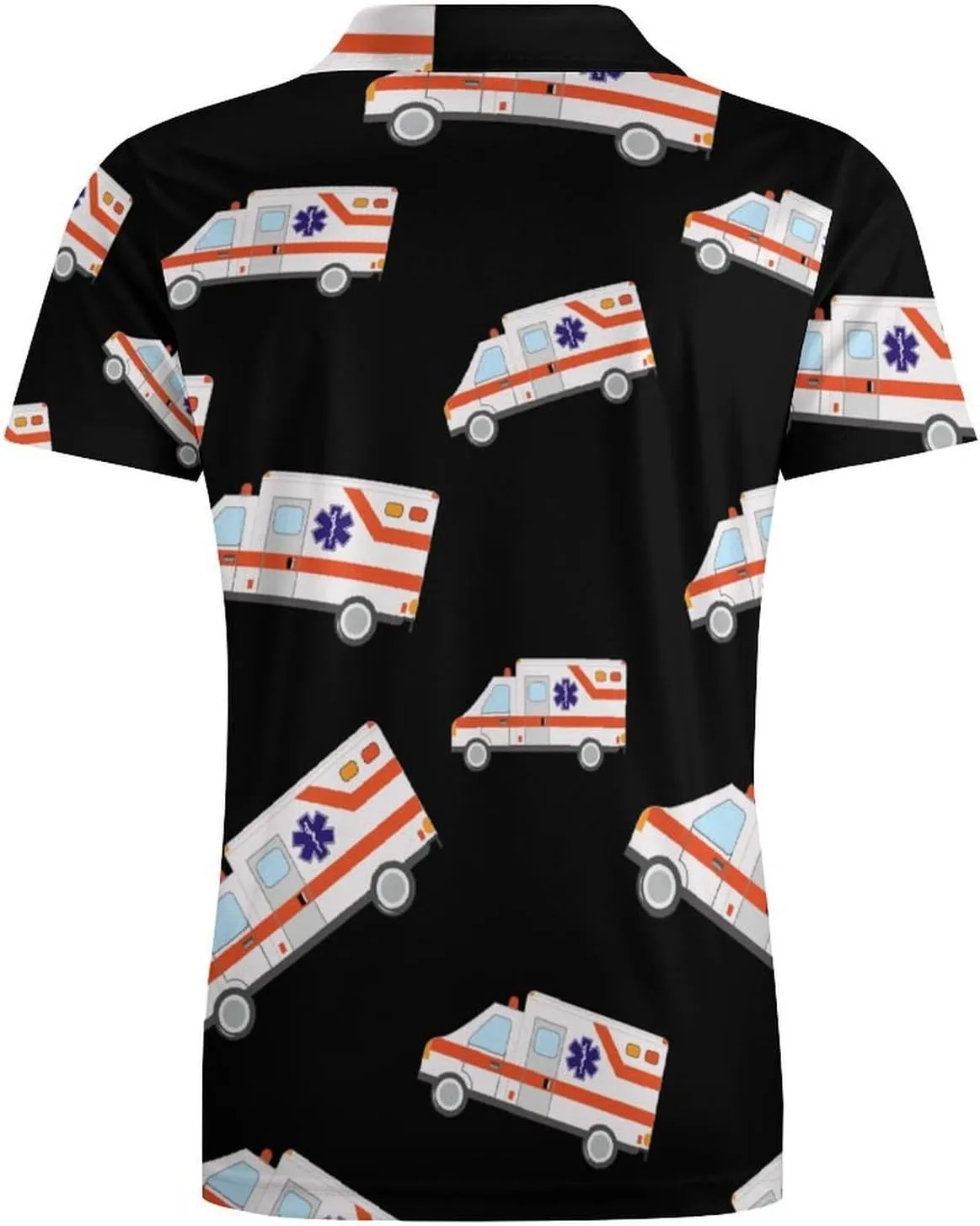 Ambulance Emergency Medical Technician Men's Polo-Shirt Regular-Fit Short Sleeve Sports Quick Dry Golf Tennis T-Shirt