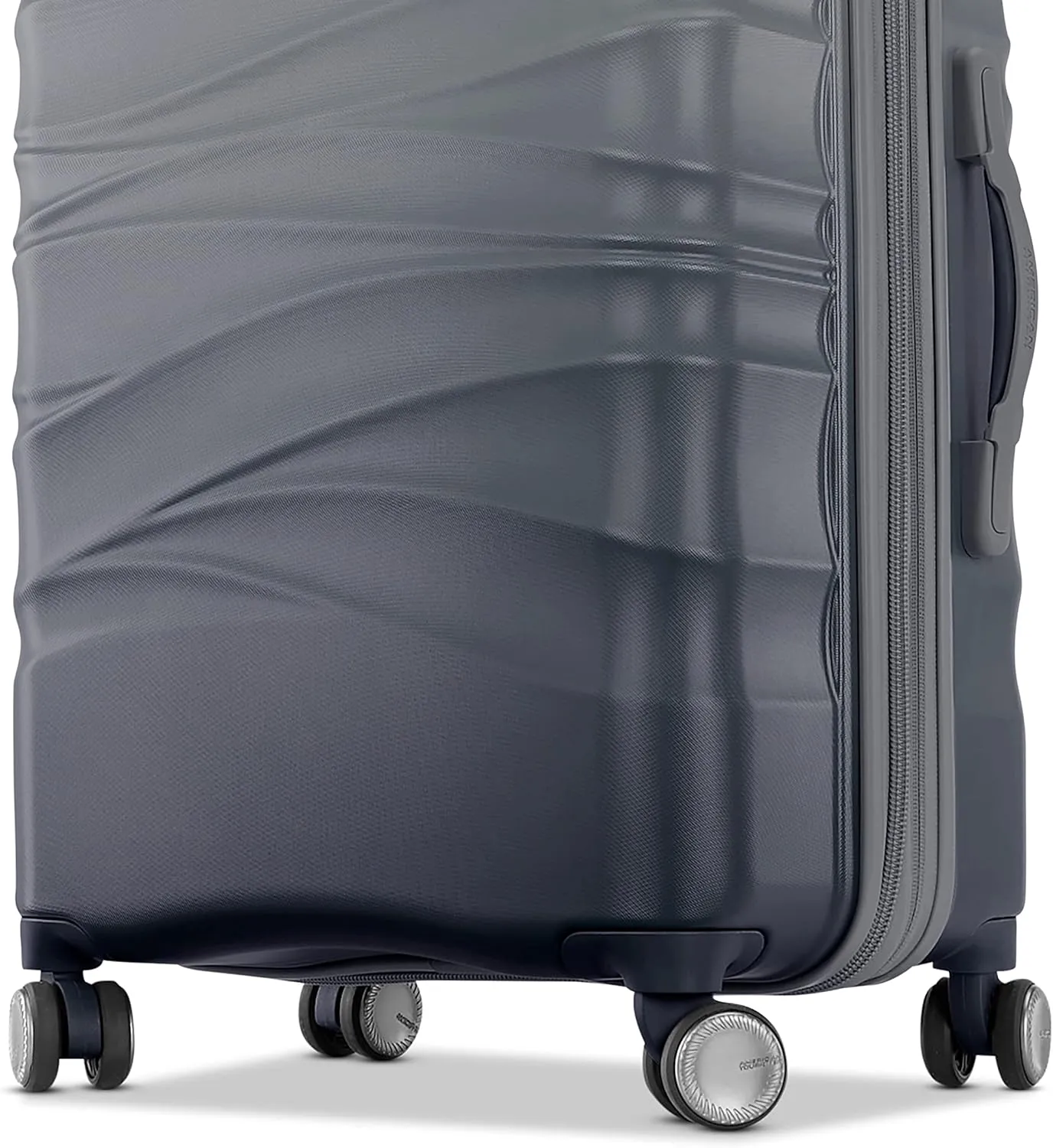 American Tourister Cascade Hardside Expandable Luggage with Spinner Wheels, Graphite, 20-Inch