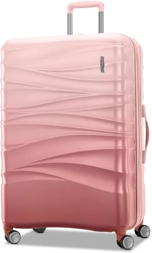 American Tourister Cascade Hardside Expandable Luggage with Spinner Wheels, Pink Blush, 28-Inch