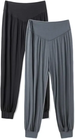AvaCostume Womens Modal Cotton Soft Yoga Sports Dance Harem Pants