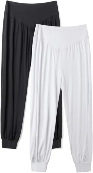 AvaCostume Womens Modal Cotton Soft Yoga Sports Dance Harem Pants