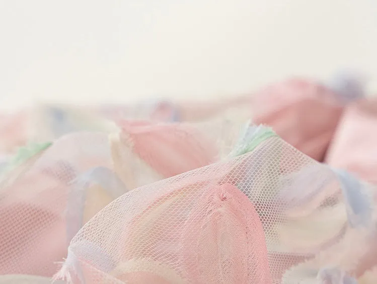 Big Bowknot Flower Tulle Dress
