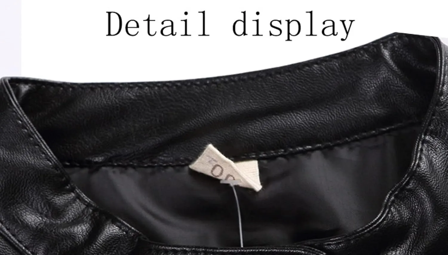 Boys Black Leather Jacket Studded Motorcycle Faux Leather Coat Girls Leather Jacket Toddler Leather Jacket