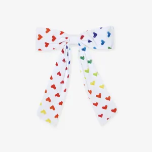 Care Bears™ Rainbow Hearts Luxe Bow Hair Clip