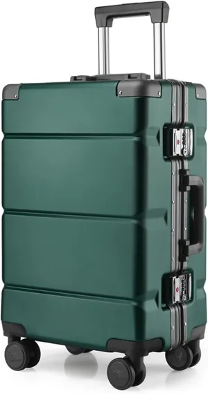 Carry on Luggage White Suitcase Hard Shell Travel Luggage Lightweight New PC Hard Shell Luggage,3,20in