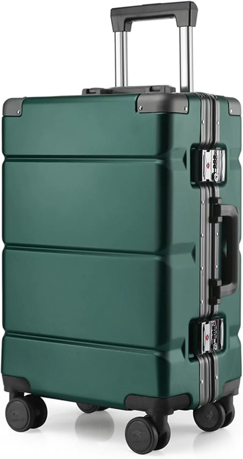 Carry on Luggage White Suitcase Hard Shell Travel Luggage Lightweight New PC Hard Shell Luggage,3,20in