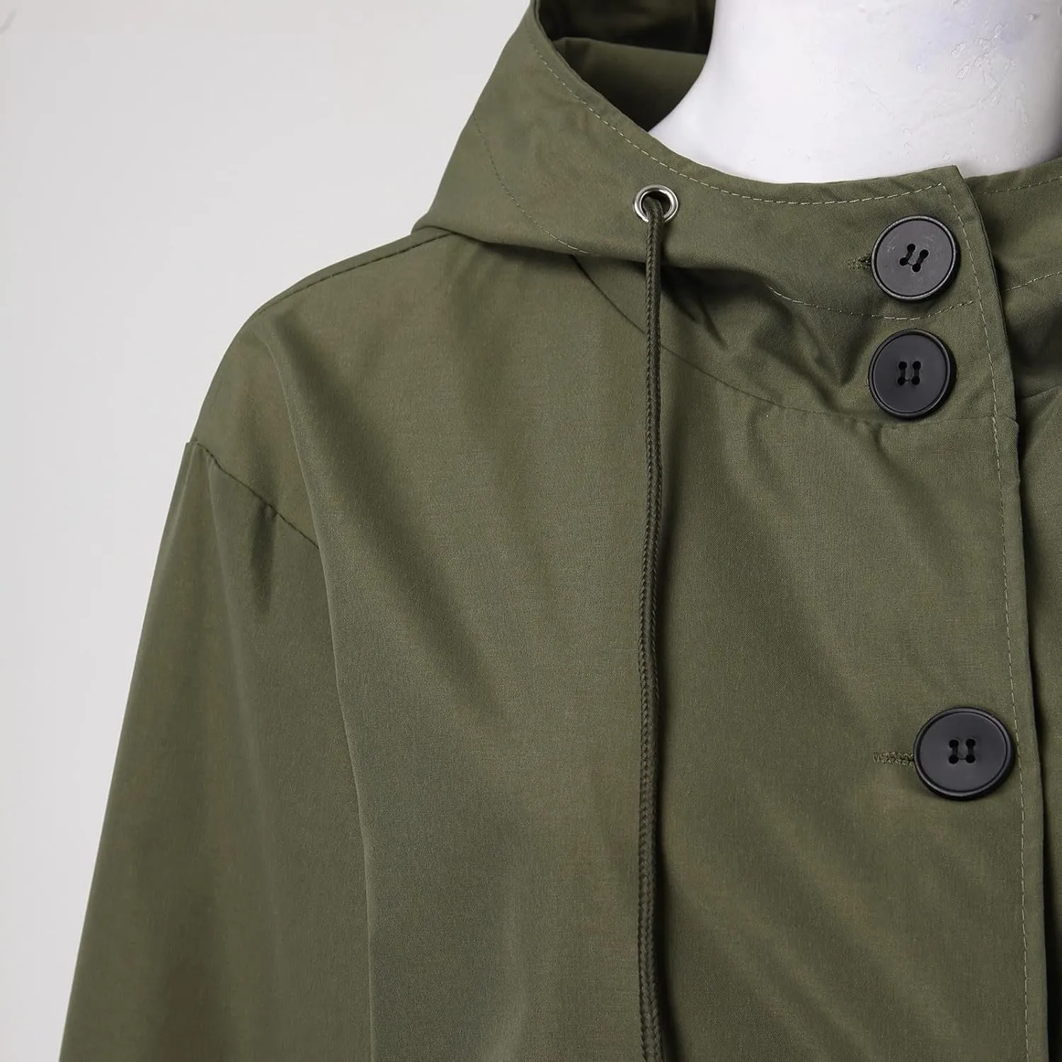Casual Single Breasted Hooded Jacket, 2025 New Women's Winter Long Sleeve Lapel Button Up Long Coats