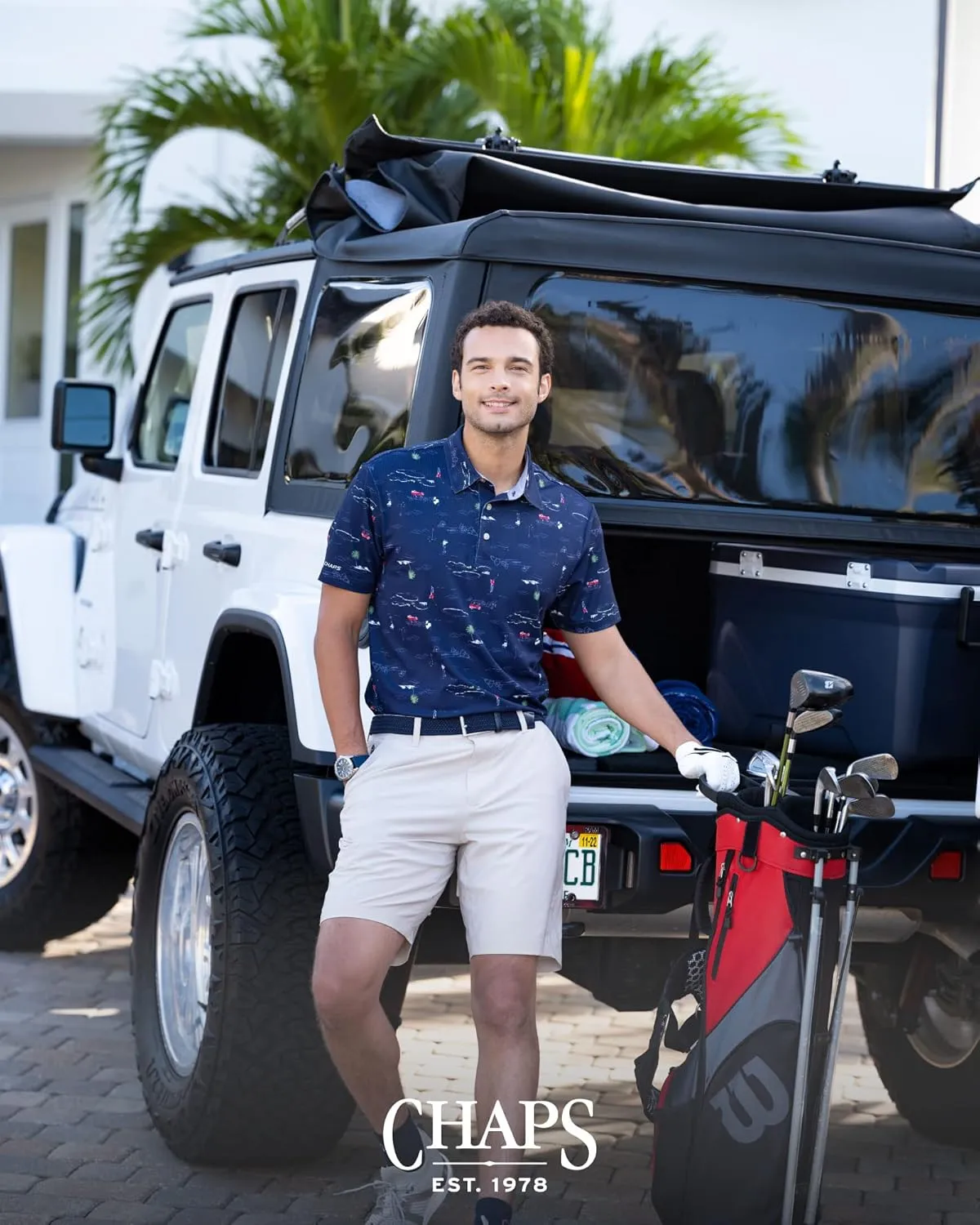 Chaps Men's Polo Shirt - 2 Pack Dry Fit Performance Short Sleeve Golf Polo Shirt for Men (S-2XL)