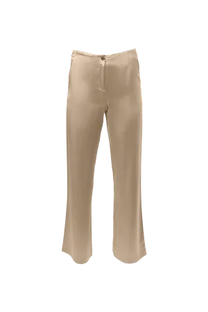 Classic Straight Leg Pants In Champagne