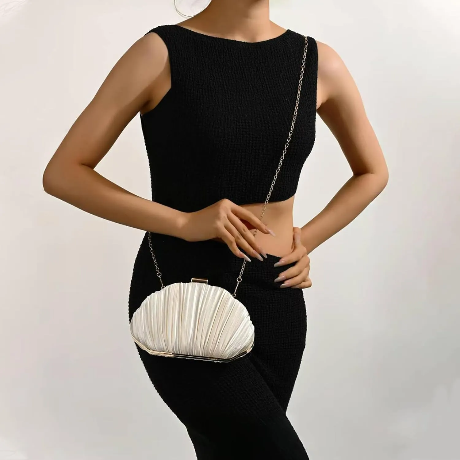 Clutch Purses for Women Formal Evening Bag Handbags for Wedding Party Sparkly Cocktail Clutch Crossbody Shoulder Bag