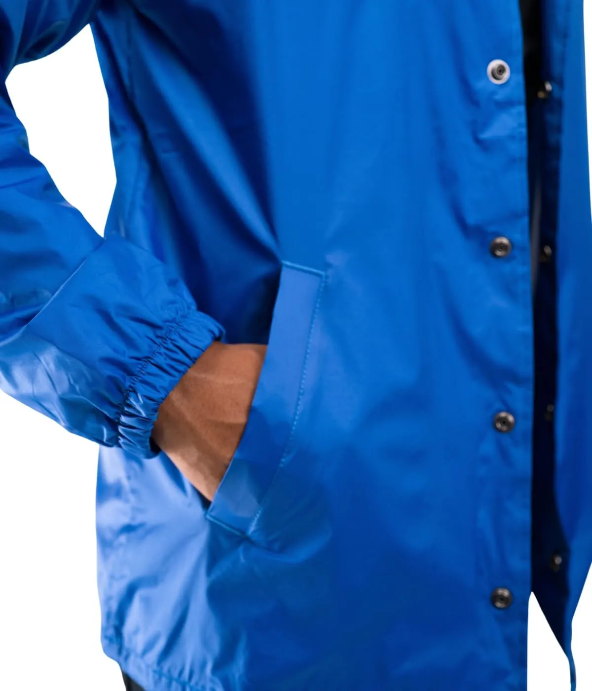 Coaches Jacket, Nylon Windbreaker for Men - Lightweight and Water-Resistant Coach Jacket