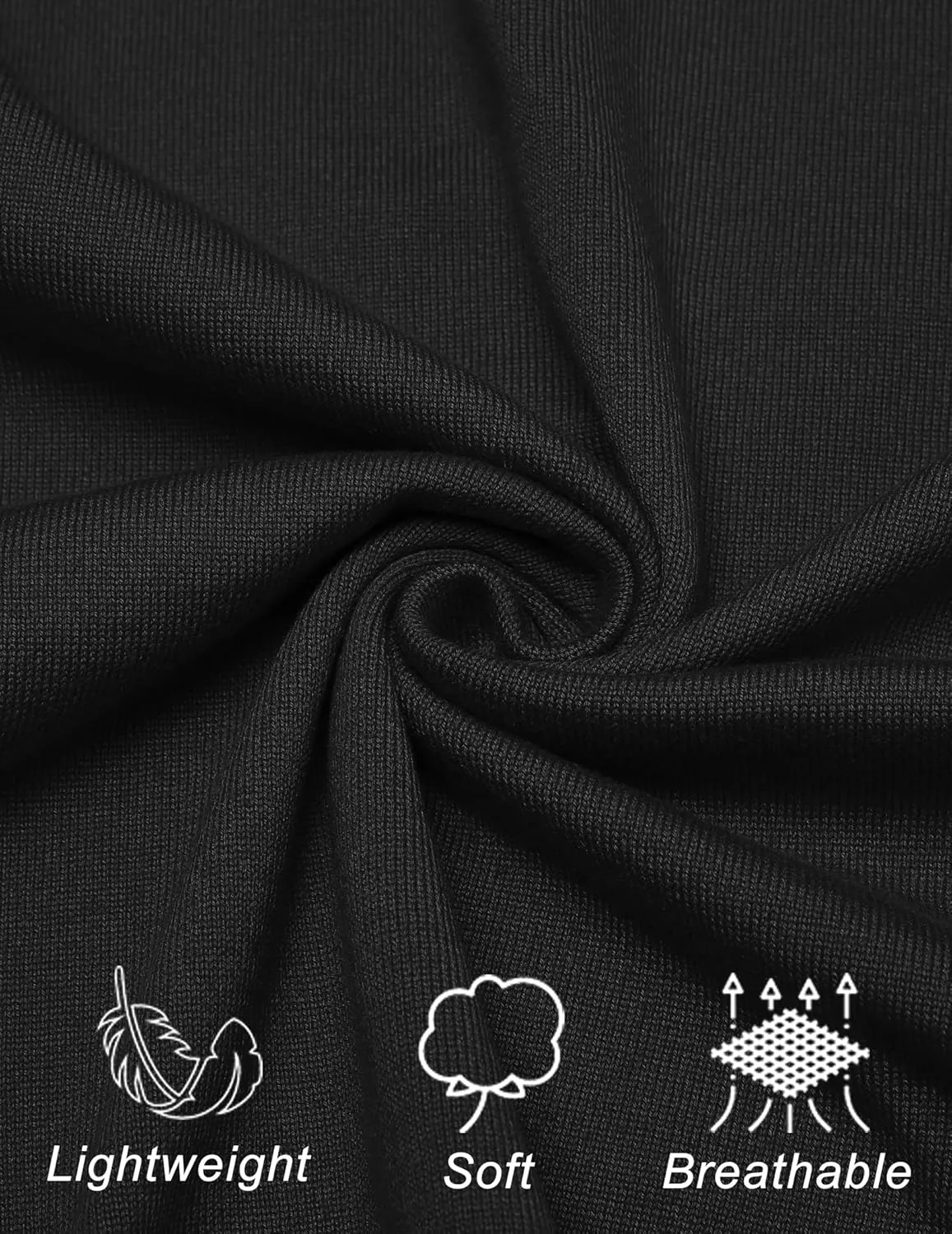 COOFANDY Long Sleeve Polo Shirts for Men Knit Polo Sweater Lightweight Ribbed Pullover Sweater