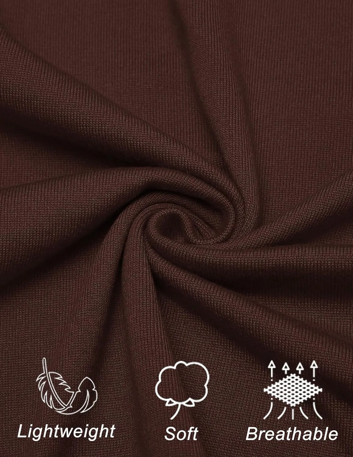 COOFANDY Long Sleeve Polo Shirts for Men Knit Polo Sweater Lightweight Ribbed Pullover Sweater