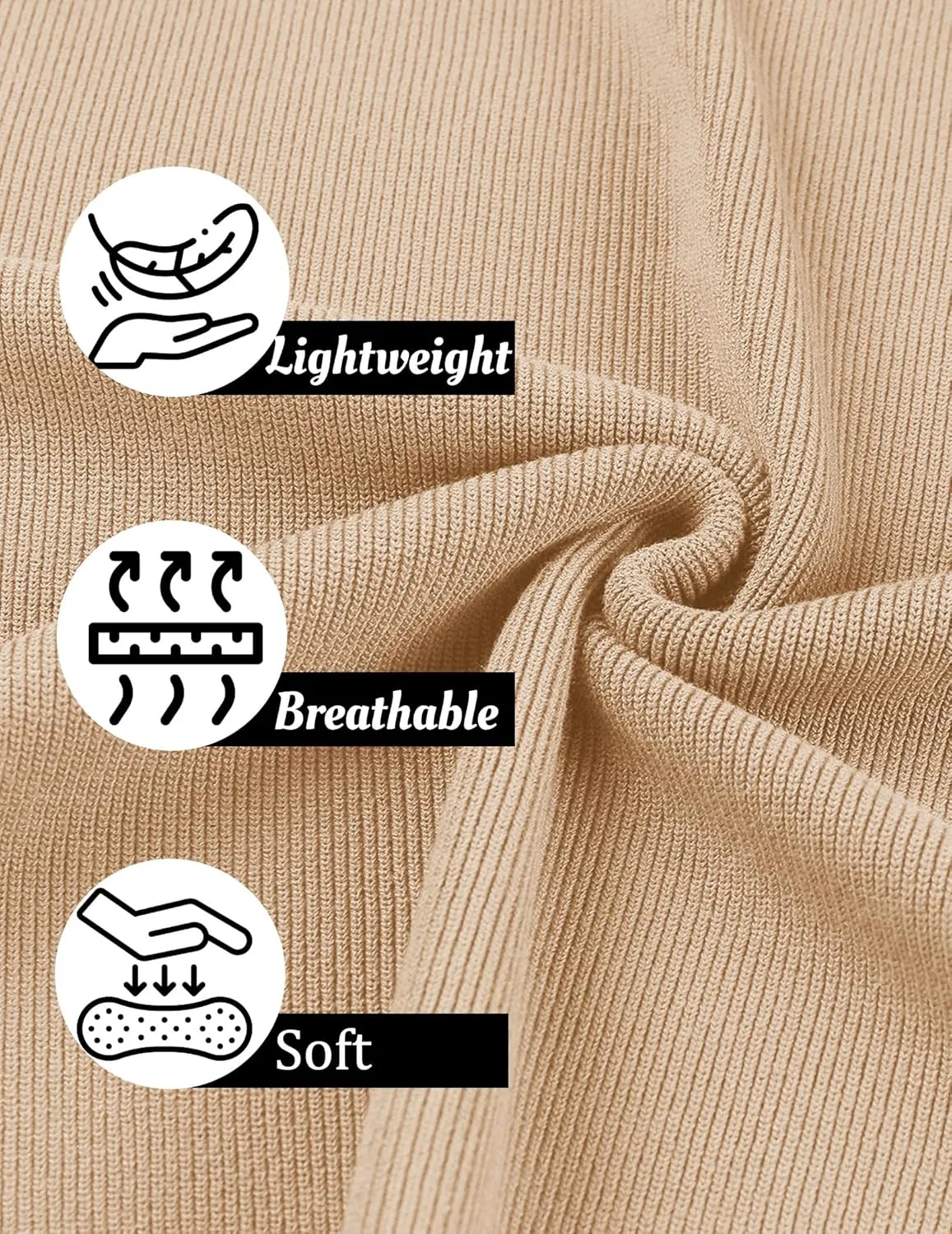 COOFANDY Mens Slim Fit Knit Polo Shirts Business Lightweight Polo Sweater Casual Summer Ribbed Textured Collared T Shirt
