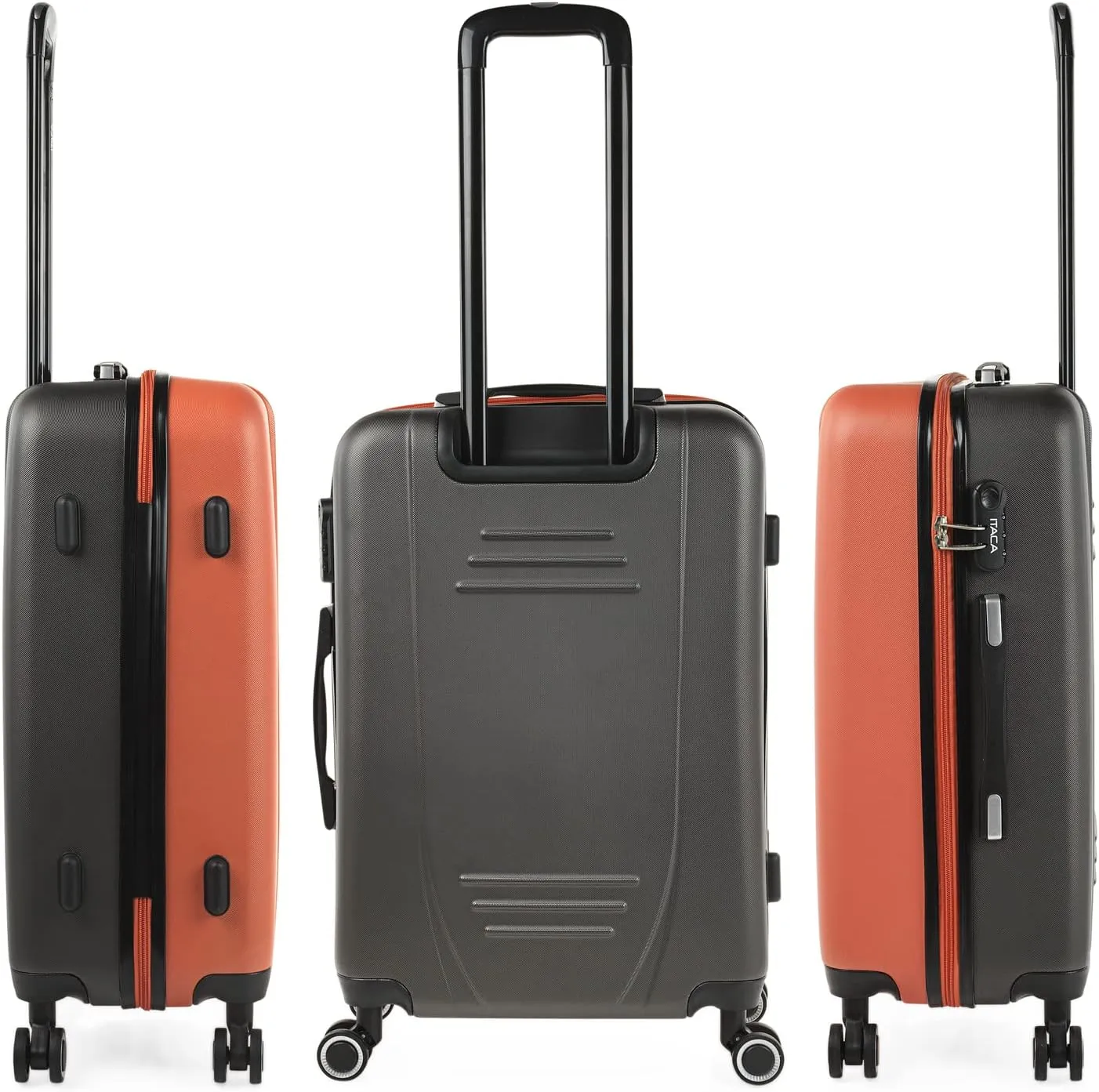 Coral-anthracite, Suitcase 75cm