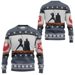 Darth Vader Fight Ugly Sweater