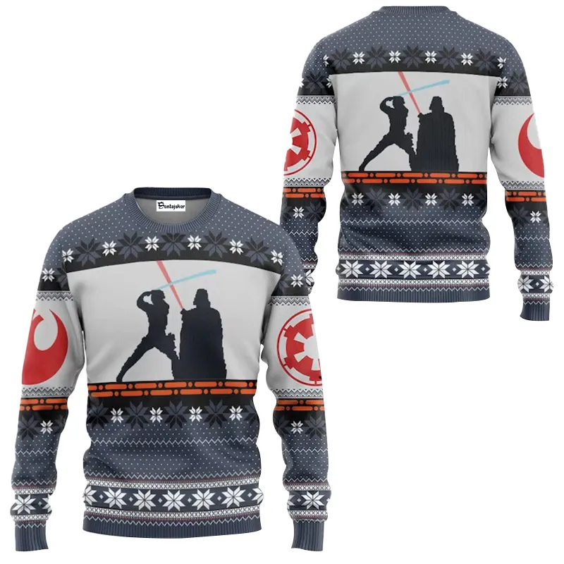 Darth Vader Fight Ugly Sweater