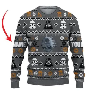 Darth Vader Stormtrooper Ugly Sweater Christmas