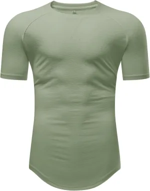 DEOLAX Mens T Shirt Fashion Muscle Crew Neck Mens Tee Shirts Short Sleeve Casual Classic Dry Fit Mens Athletic Tee Shirts
