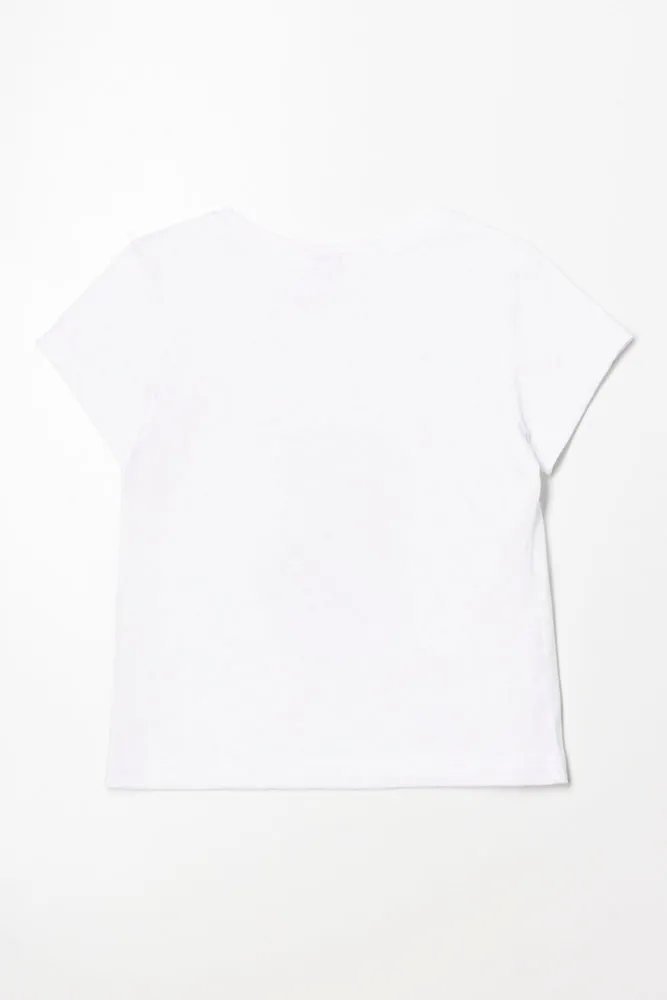Dog Short Sleeve T-Shirt White