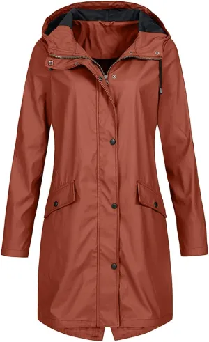 Double-Breasted Classic Lapel Overcoat Women Coat Rain Raincoat Women'S Coat Long Dress Jacket Coat for Women