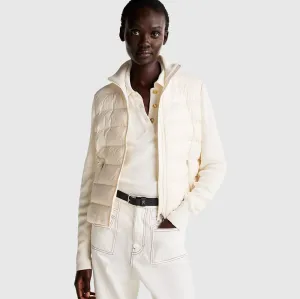 Down Feminine Gloss Knit - Off White