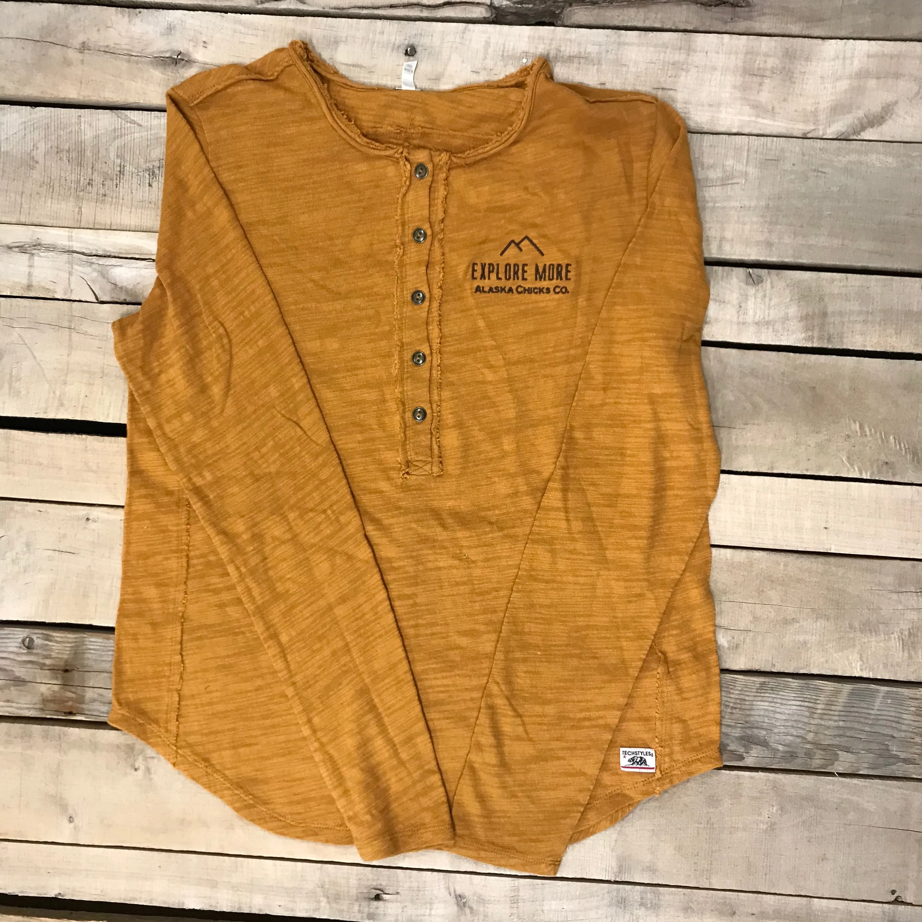 Explore More Distressed Long Sleeve