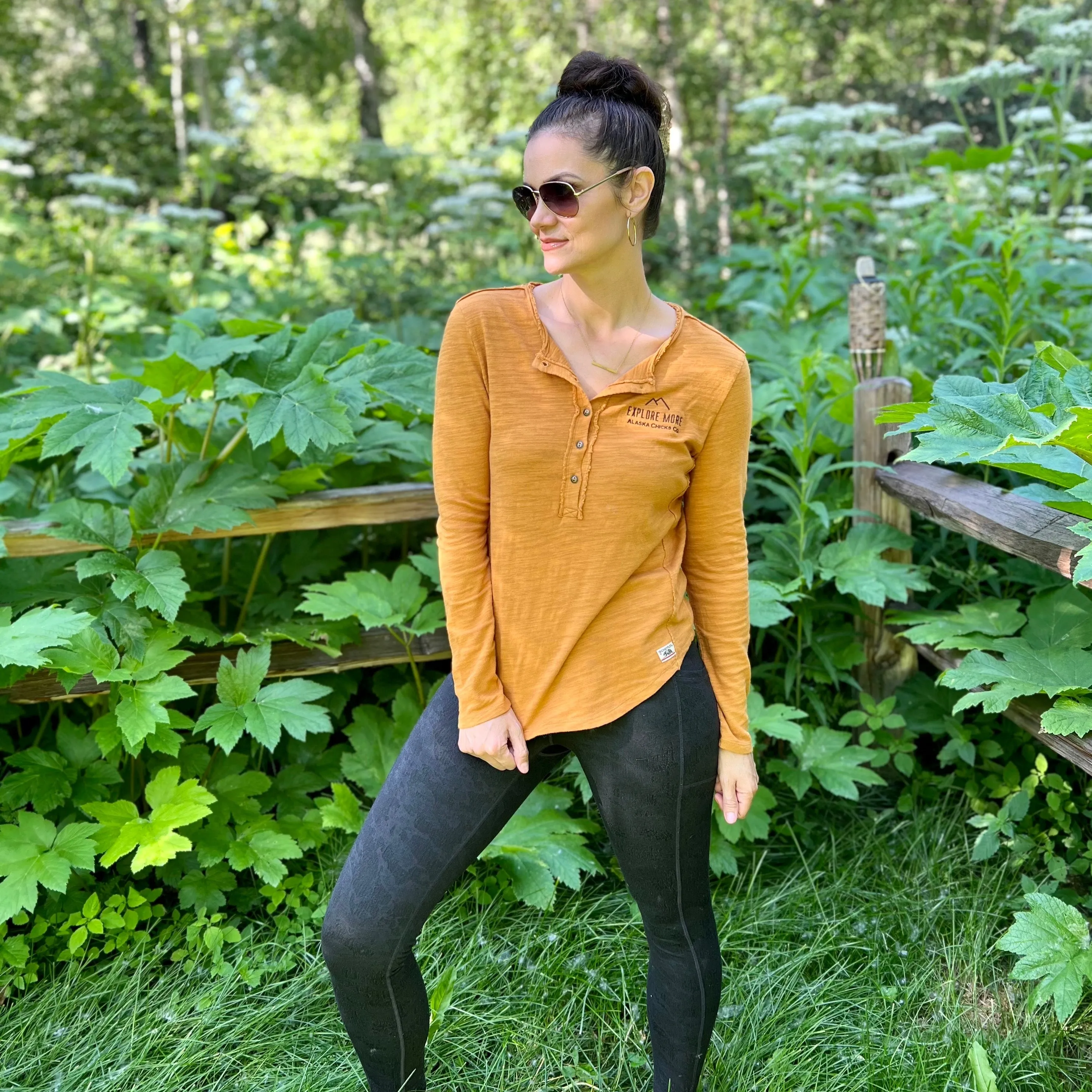 Explore More Distressed Long Sleeve
