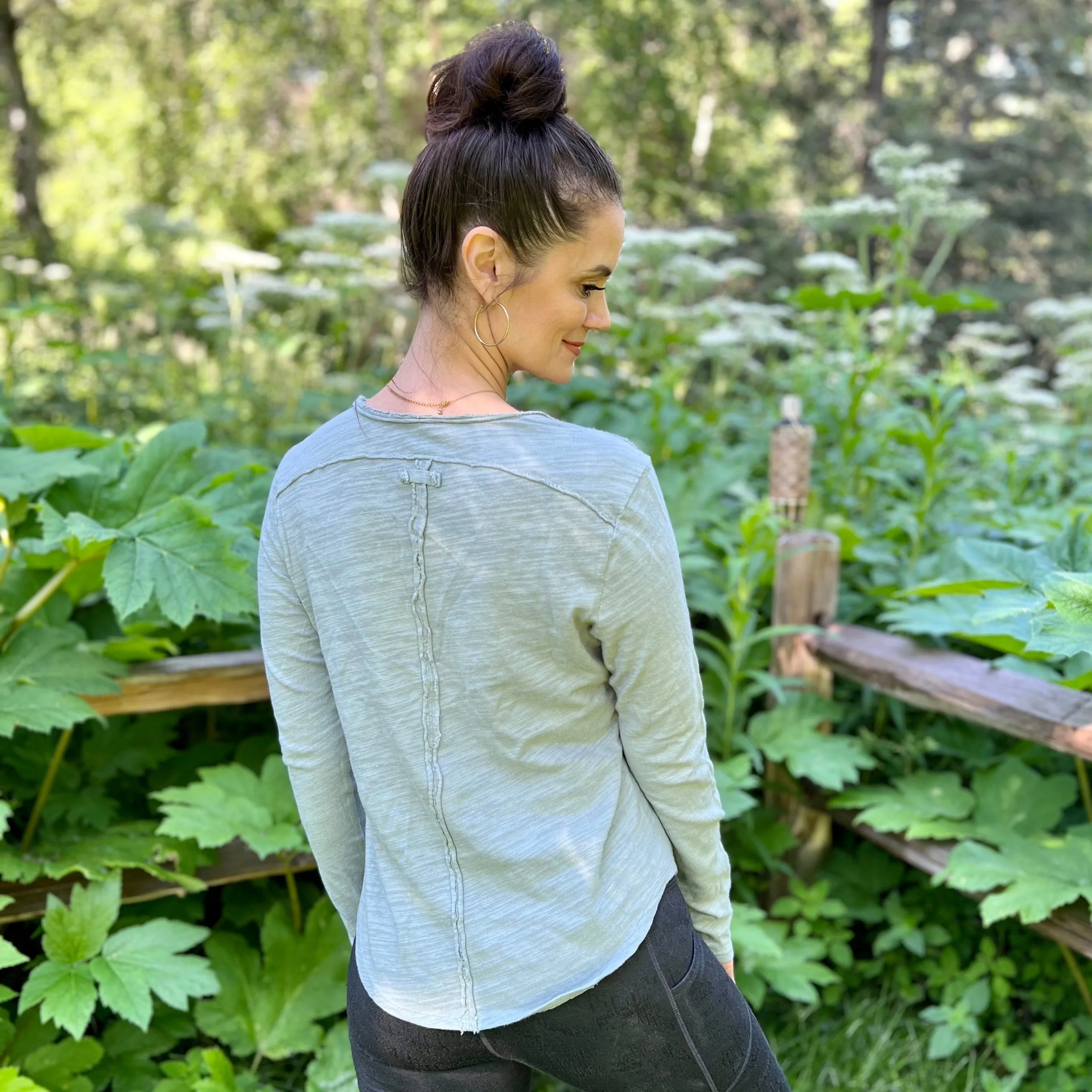 Explore More Distressed Long Sleeve