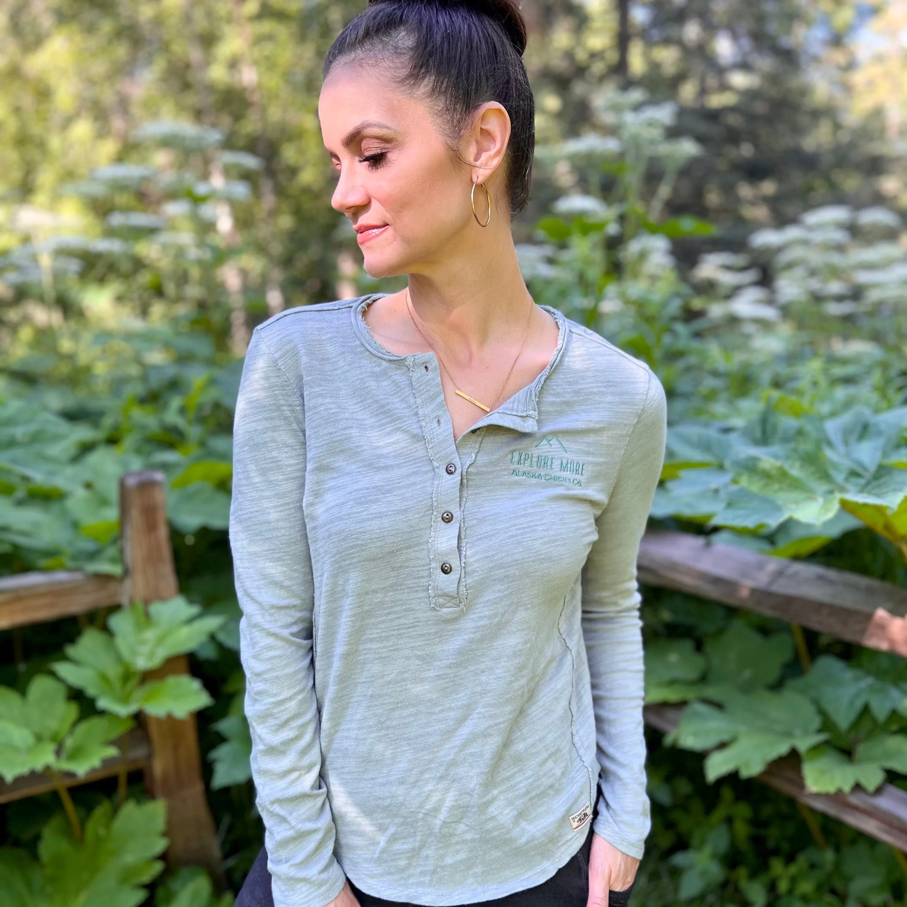 Explore More Distressed Long Sleeve