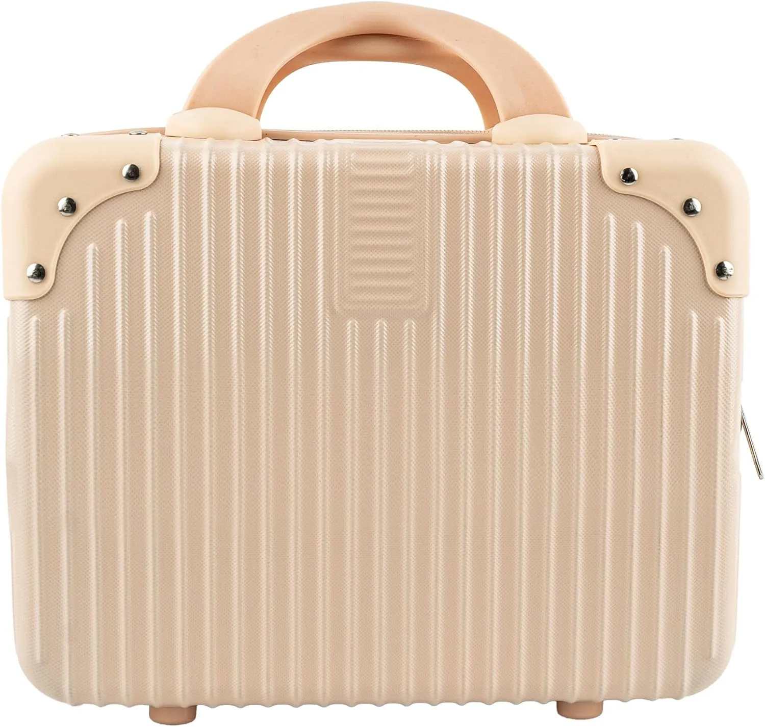 Framendino, Portable Hard Shell Cosmetic Suitcase Makeup Travel Case Pink