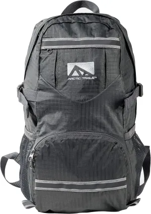 Franklin Sports Arctic Trails Lightweight Packable Durable Travel Hiking Backpack Daypack Outdoor Compact Foldable Design