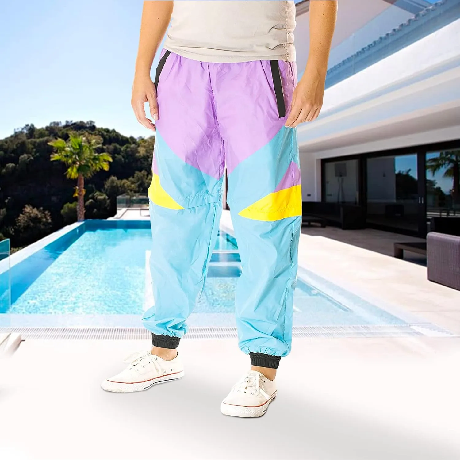 Funny Guy Mugs 80s & 90s Retro Neon Windbreaker Pants