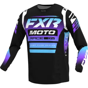 FXR  XLT Revo Comp MX Jersey Long Sleeve Lightweight Slim Fit Drop-Tail Comfort