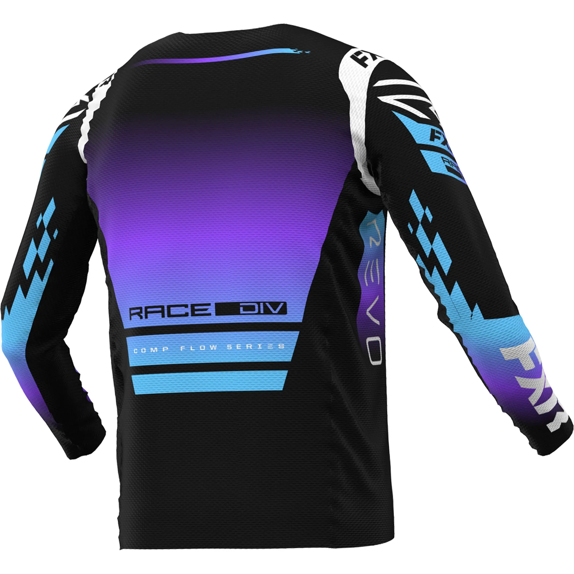 FXR  XLT Revo Comp MX Jersey Long Sleeve Lightweight Slim Fit Drop-Tail Comfort