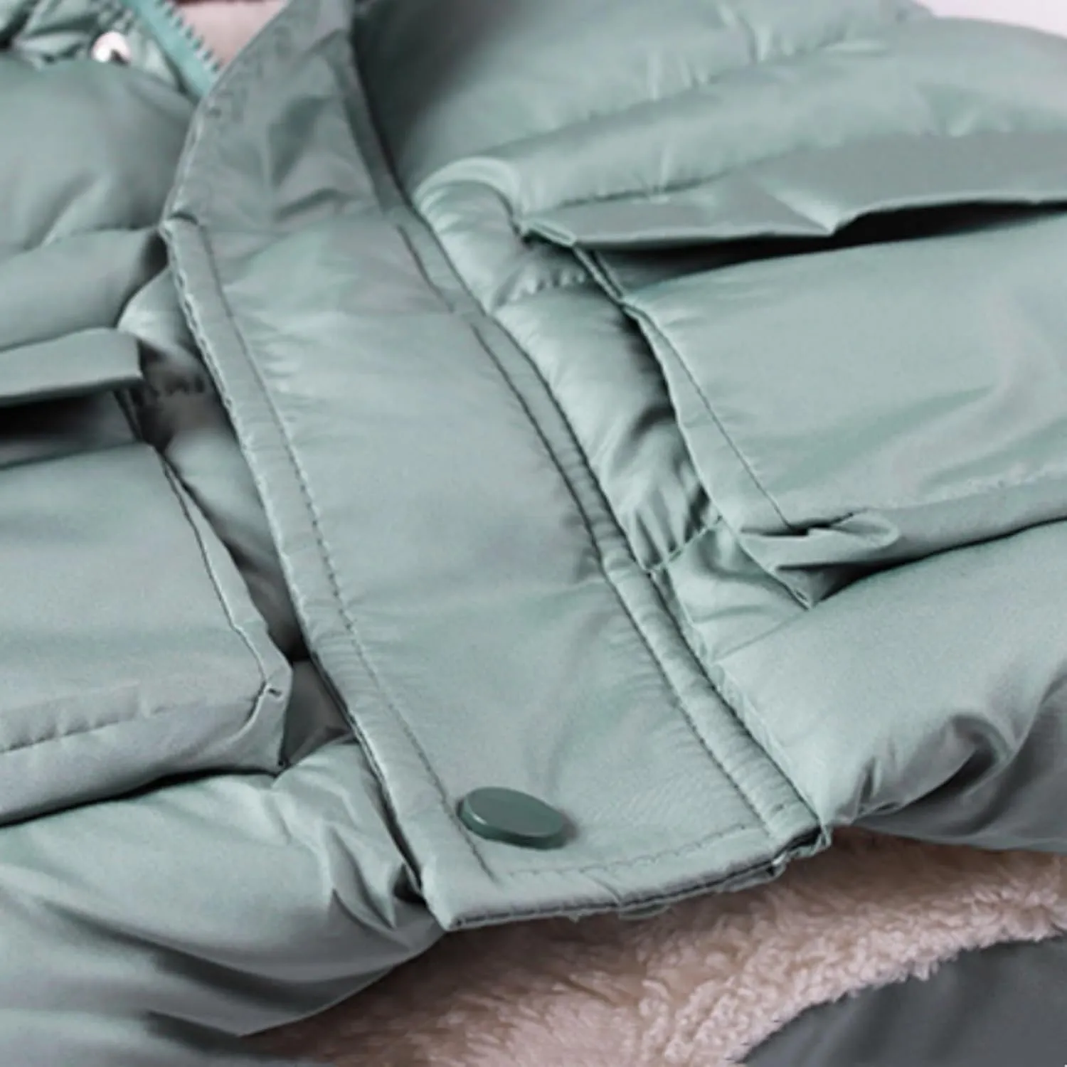 Girls Long Coat Boys And Girls Fall And Winter Bear Padded Hooded Vest Zipper Cotton Jacket Hot Trench Coat Girls