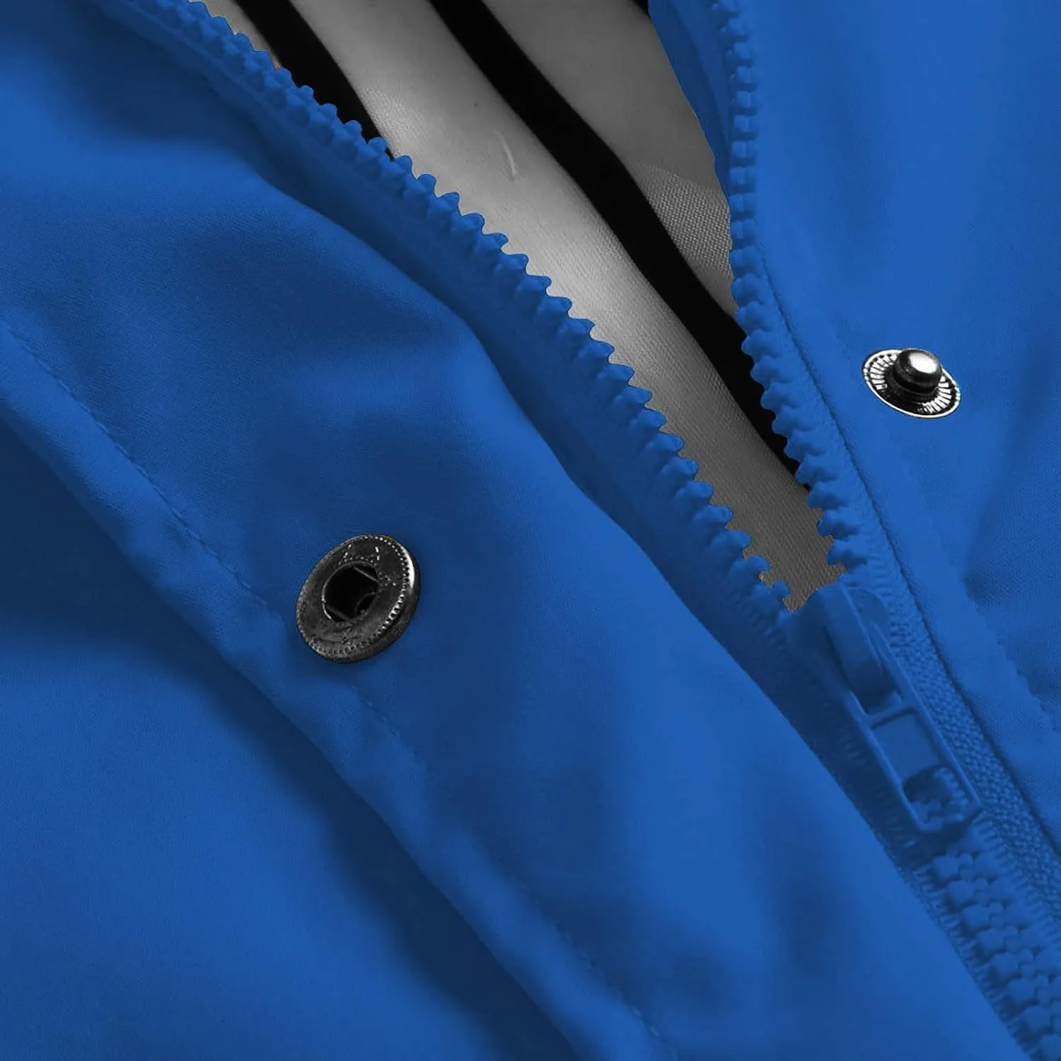 GOFULY Womens Rain Coats With Hood Waterproof Fleece Zip Up Lightweight Rain Jacket With Pocket Fall Winter Windbreaker