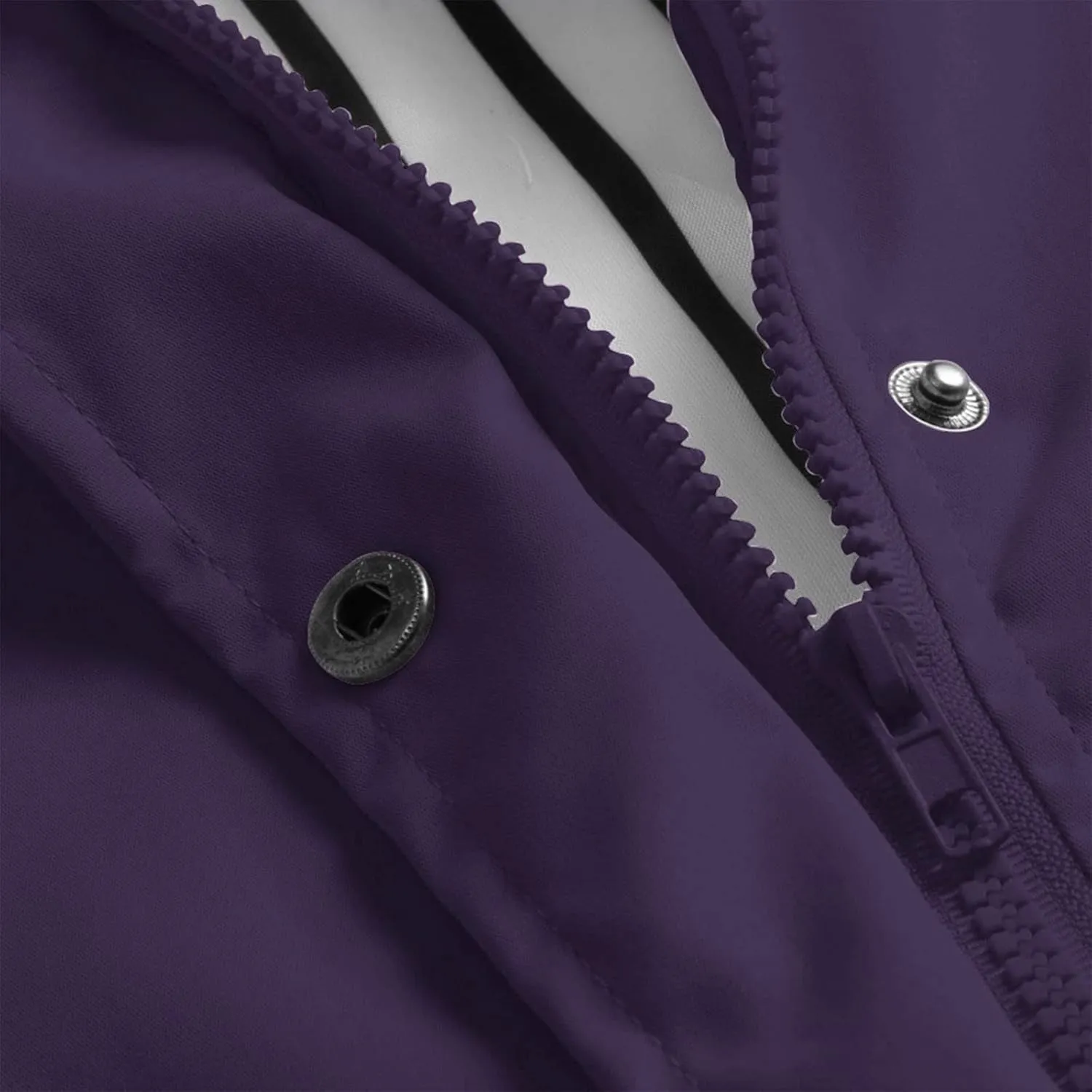 GOFULY Womens Rain Coats With Hood Waterproof Fleece Zip Up Lightweight Rain Jacket With Pocket Fall Winter Windbreaker