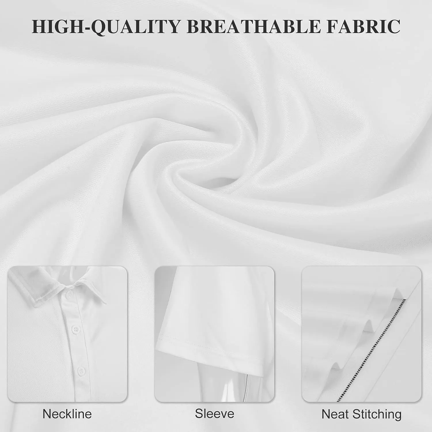 Golf Shirts for Men Performance Athletic Fit Men's Golf Polo Shirts for Men Funny Quick-Dry Short Sleeve Polo Shirt