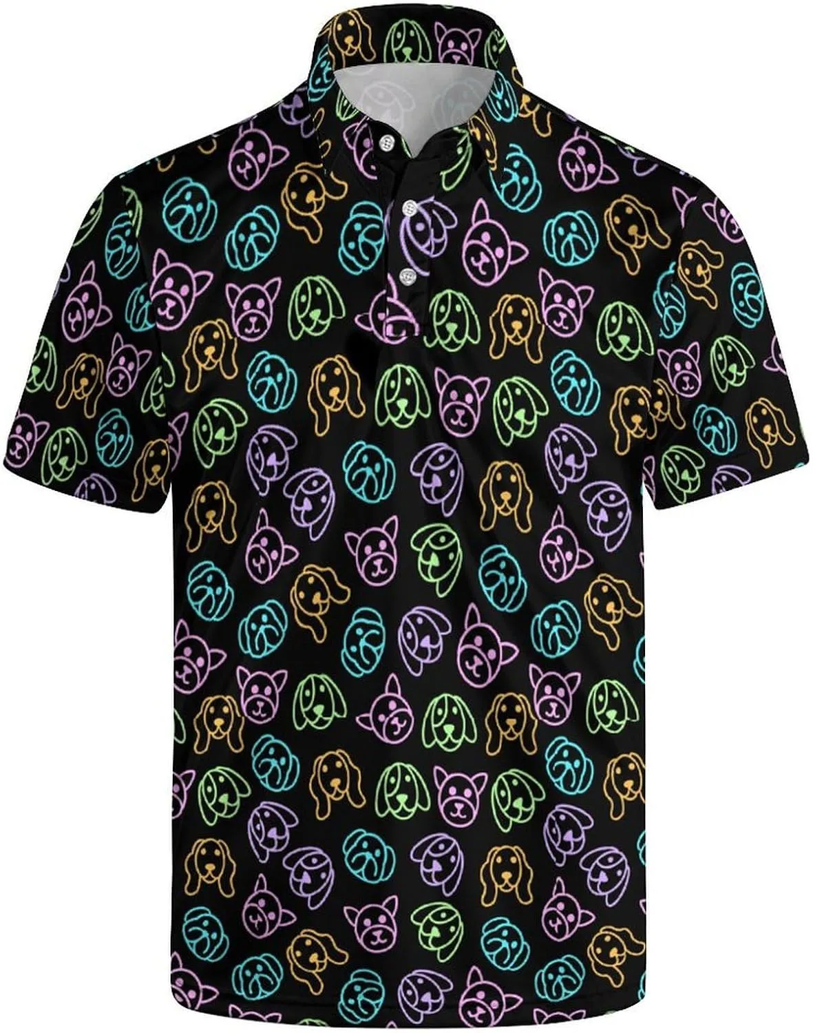 Golf Shirts for Men Short Sleeve Polo Shirt Performance Moisture Wicking Dry Fit Golf Polo Shirts