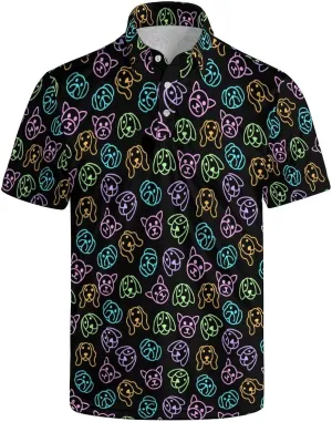 Golf Shirts for Men Short Sleeve Polo Shirt Performance Moisture Wicking Dry Fit Golf Polo Shirts