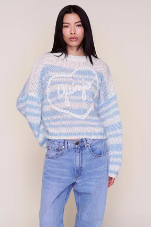 Guizio Heart Mohair-Blend Sweater