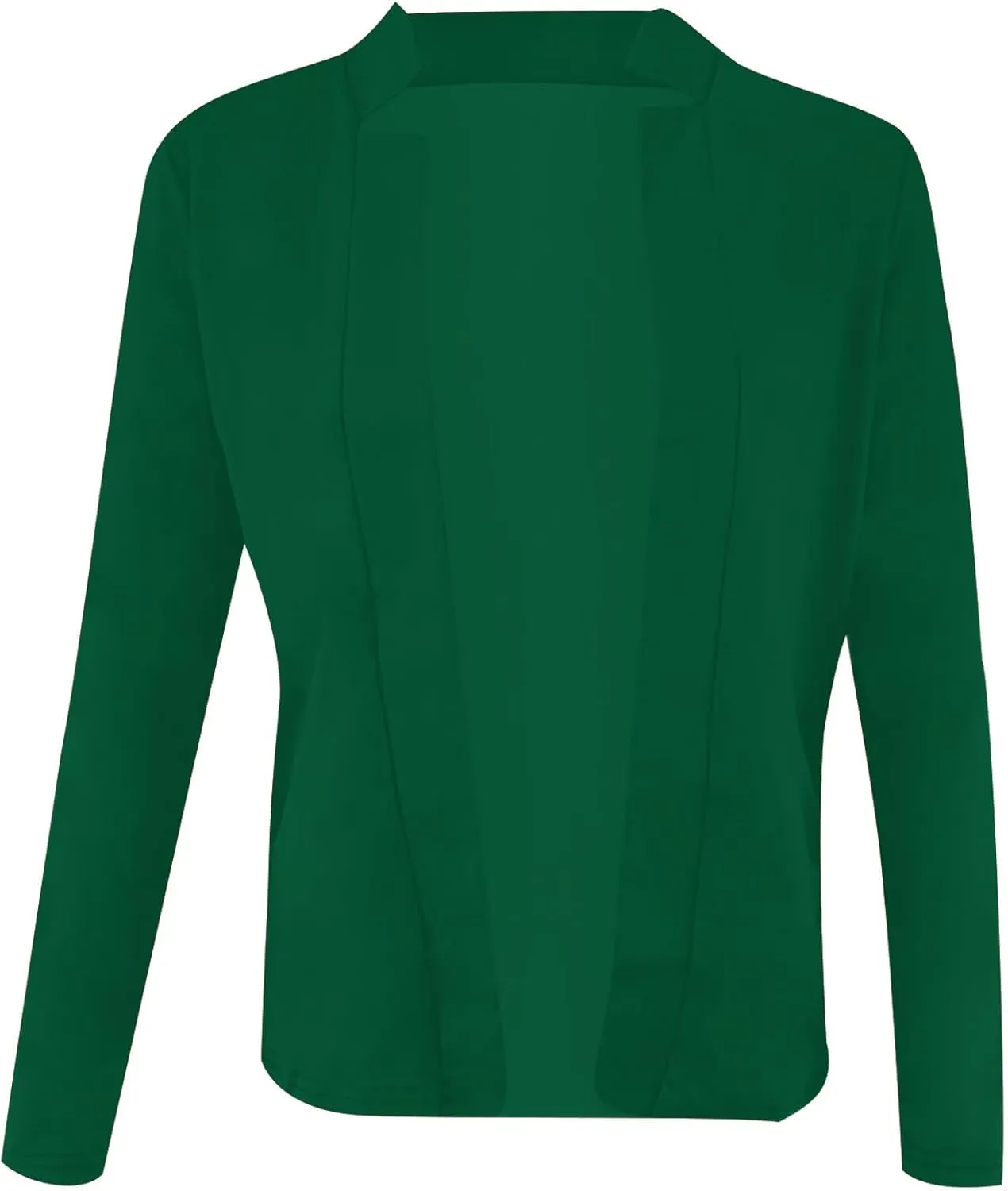hlysgo Womens Business Casual Blazers 2025 Fall Long Sleeve Notch Cardigans Open Front Work Office Cropped Blazer Jackets