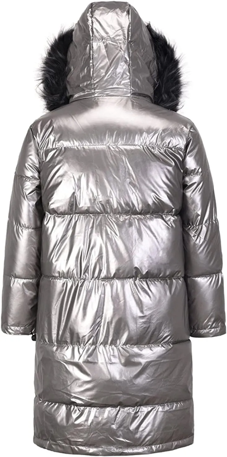 Hooded Cotton-padded Women Pocket Jackets Outerwear Fashion Long Coats Women's Coat Zip Hoodies for Women