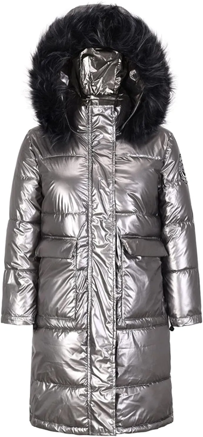 Hooded Cotton-padded Women Pocket Jackets Outerwear Fashion Long Coats Women's Coat Zip Hoodies for Women